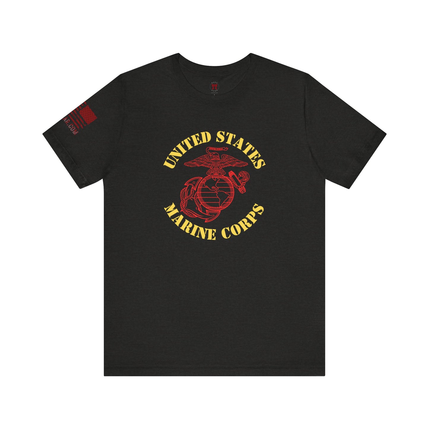 Rakkgear Marine Corps Color Short Sleeve Tee in black