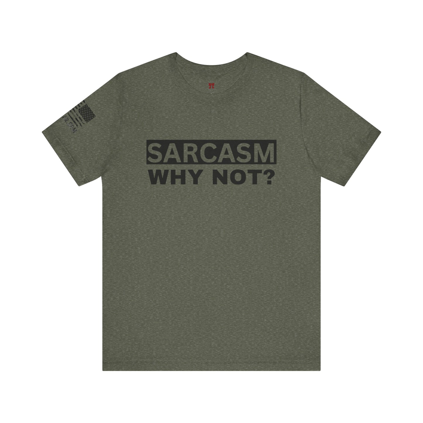 Rakkgear Sarcasm Short Sleeve Tee in military green