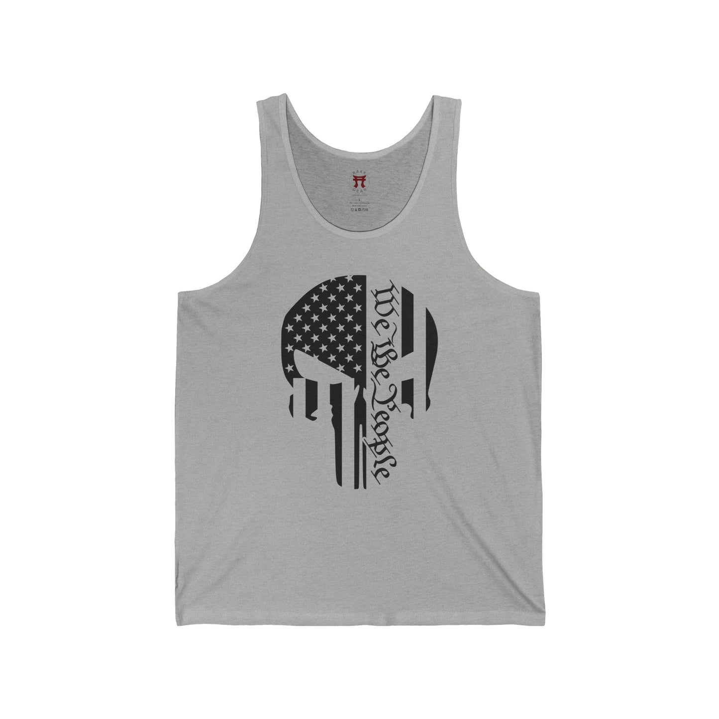 Rakkgear Punisher We The People Tank Top in grey