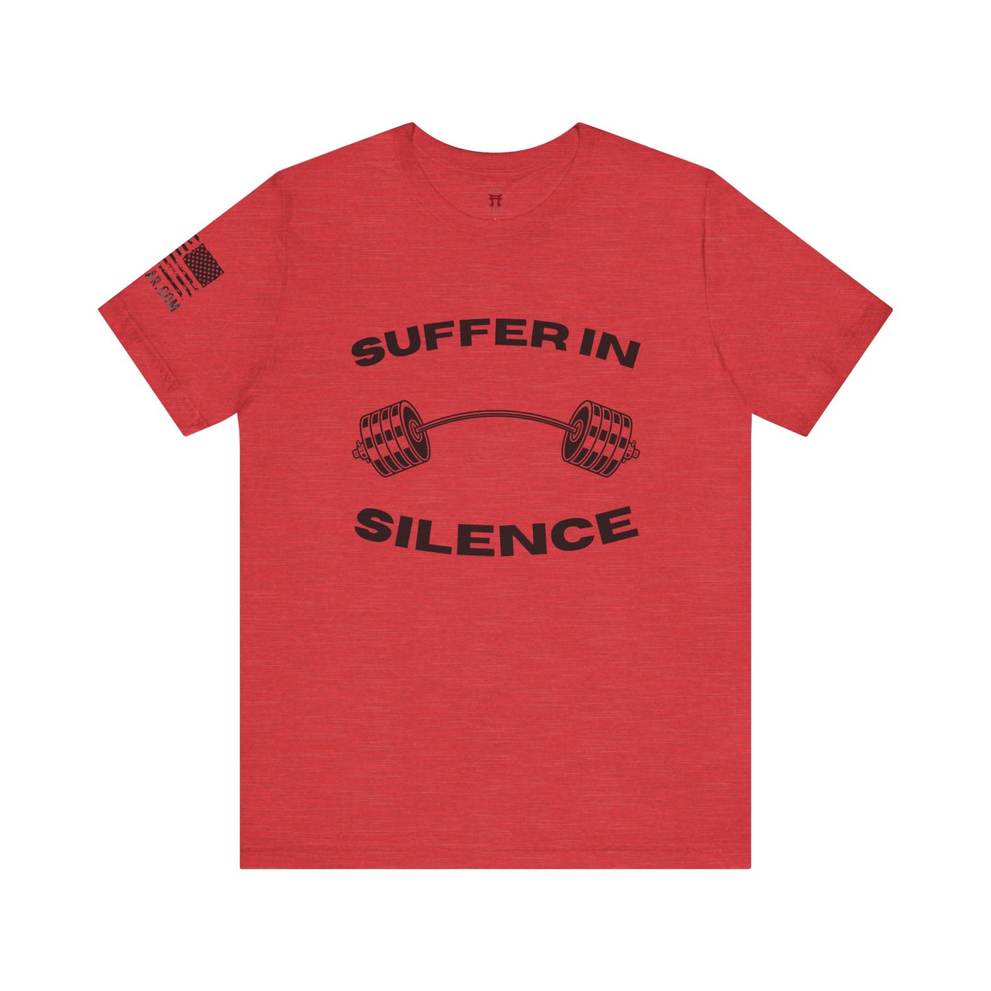Rakkgear Suffer in Silence Short Sleeve Tee in Red