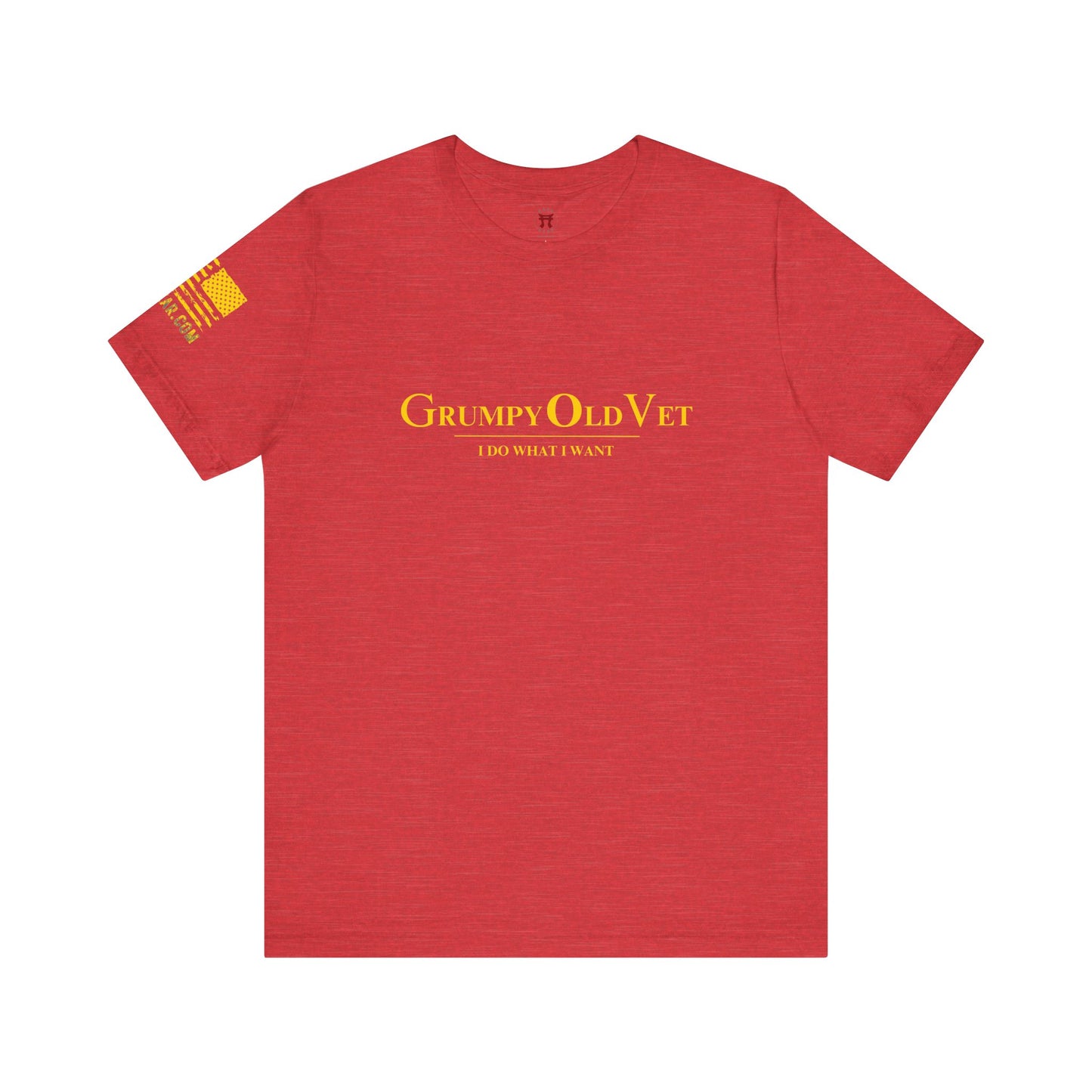 Rakkgear Grumpy Old Vet Short Sleeve Tee in Red