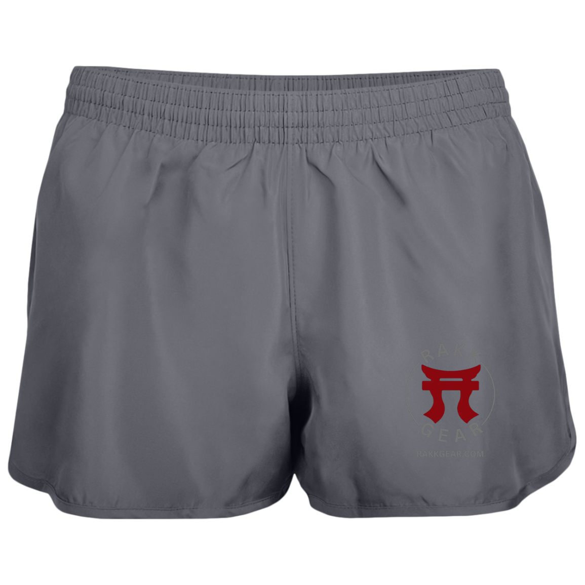 "Rakkgear Women's Wayfarer Running Shorts in Graphite, ideal for active pursuits with comfort and style in mind."