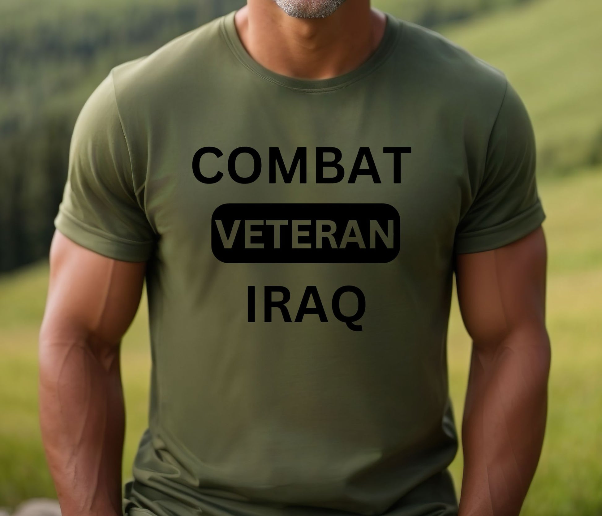 Rakkgear IRAQ Veteran Short Sleeve Tee in military green