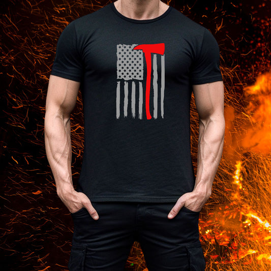 Rakkgear Firefighter Short Sleeve Tee in black
