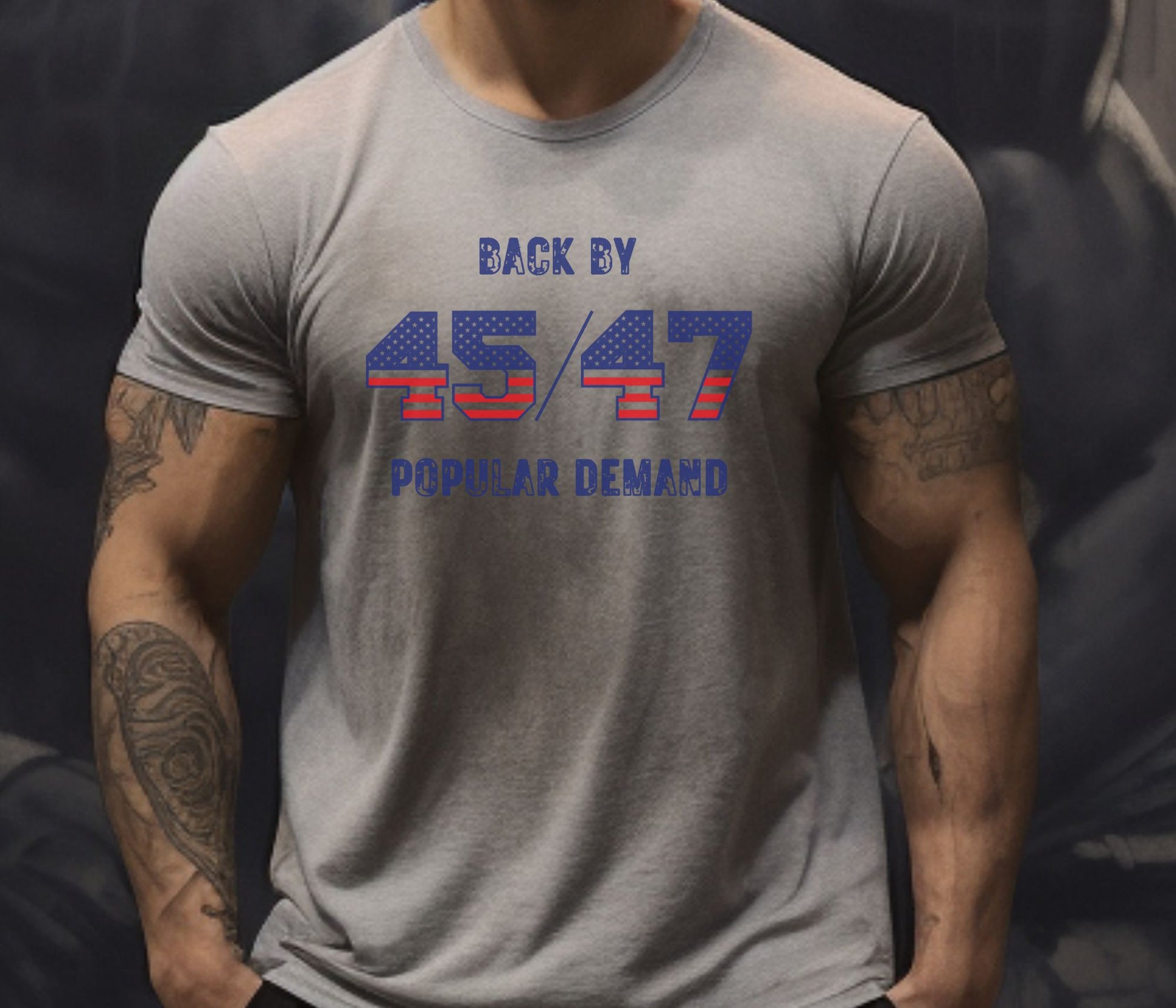 Rakkgear Grey Back By Popular Demand T-Shirt