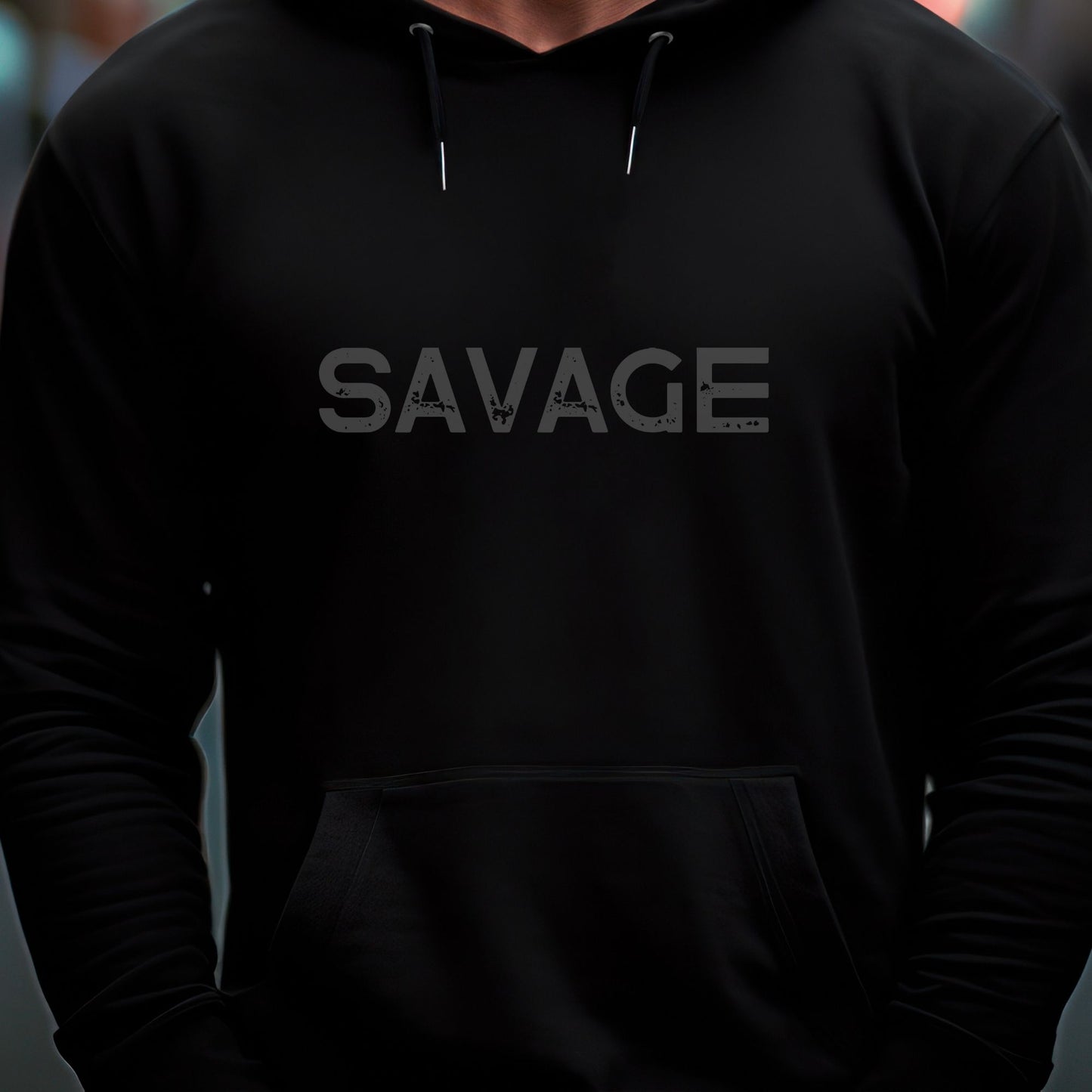 Rakkgear Savage Heavy Hoodie in Black