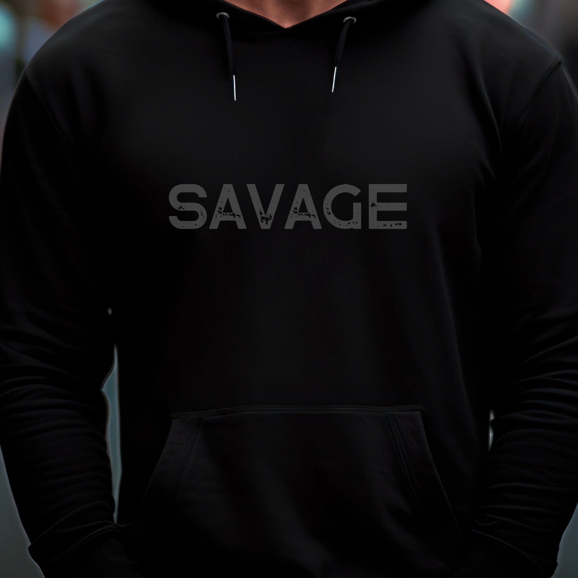 Rakkgear Savage Heavy Hoodie in Black
