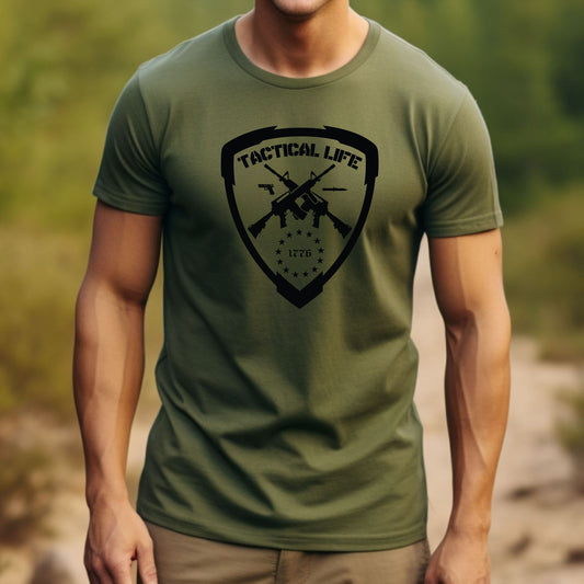 Rakkgear Tactical Life Short Sleeve Tee in Green