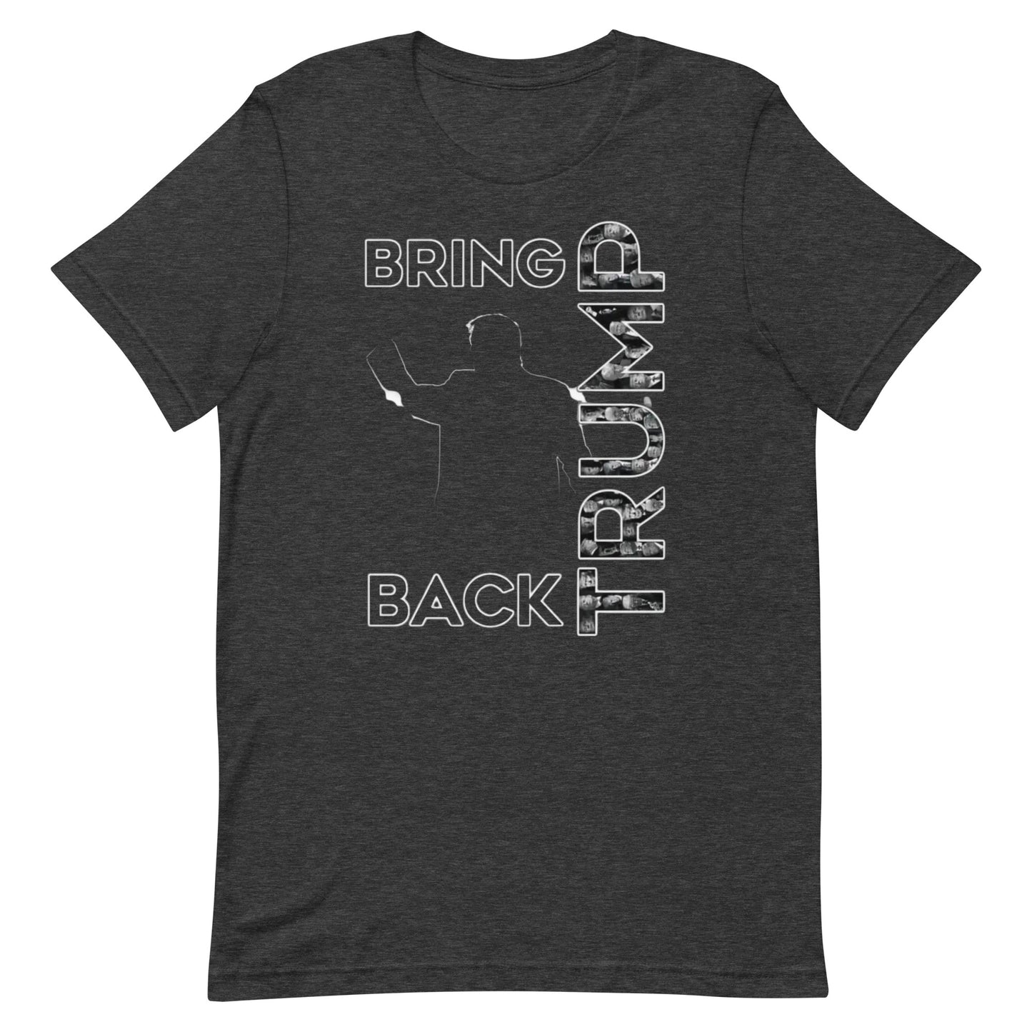 Rakkgear Bring Back Trump Short Sleeve Tee in Dark Grey